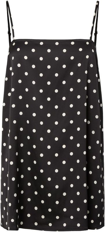 Pcjytta - Satijn Top - Mouwloos - Verstelbare Banden - Vierkante Hals