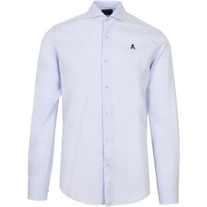 Scalpers Overhemd  navy / lichtblauw