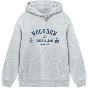 F4NT4STIC Sweatshirt 'Knut & Jan Hamburg'  blauw / grijs