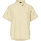 Pcfemme - Overhemd - Blouse - Halflange Mouwen - Soepelvallende Pasvorm