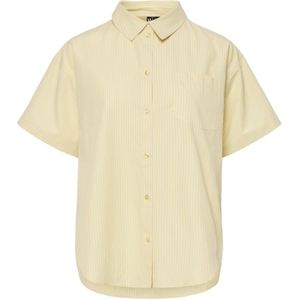 Pcfemme - Overhemd - Blouse - Halflange Mouwen - Soepelvallende Pasvorm