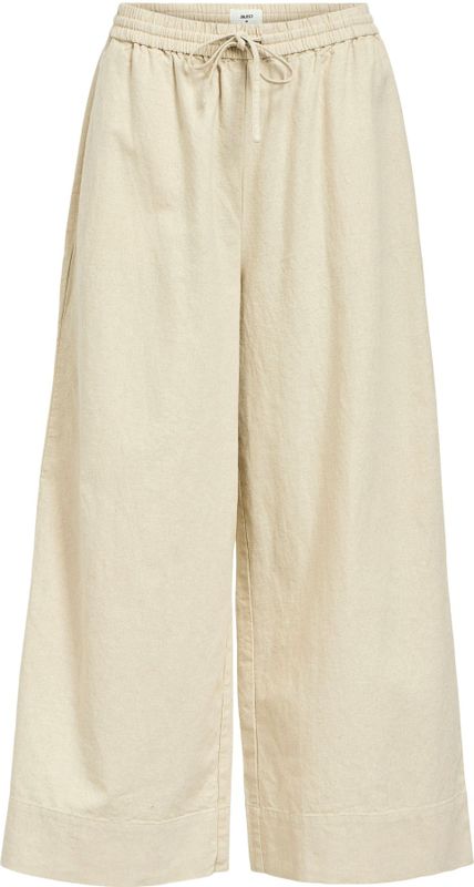 Broek - Groen - 50% Linnen 50% Biologisch Katoen - Wijde Pijpen