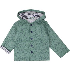 Lilly and Sid Outdoorjas 'Dino'  donkerblauw / groen