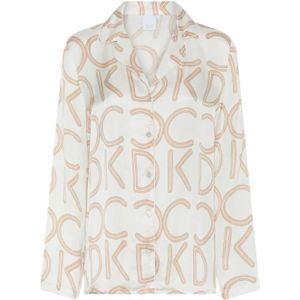 CCDK Copenhagen Slaapshirt 'Josephine'  geel / wolwit
