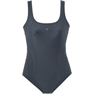 Beenlijn - Badpak - Grijsblauw - Polyamide - Zonder Beugels