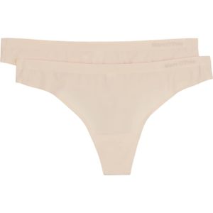 Marc O'Polo - Damesstring - Effen - Labelprint - Pak van 2 paar