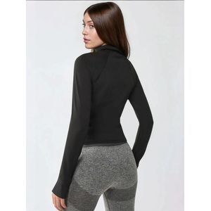 Hiccup Sportief sweatvest  zwart