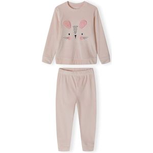 MINOTI Nachtkledij  lichtroze / zwart