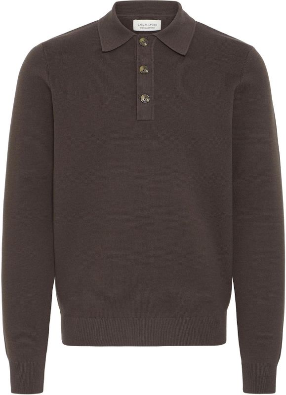 Casual Friday - CFABEL - Trui - Donkerbruin - Knitwear
