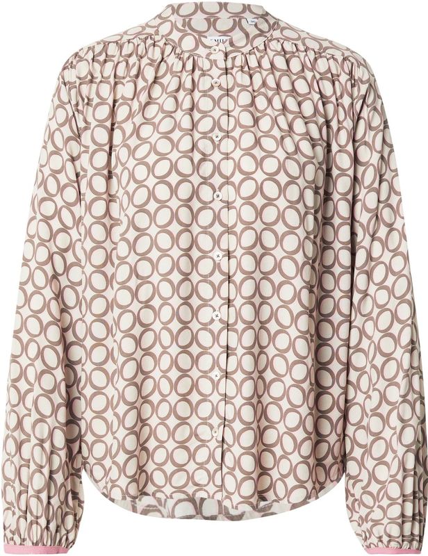 Regular fit blouse van viscose in all-over look