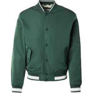 JACK & JONES Tussenjas 'JORGREENE'  donkergroen / wit