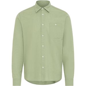 BLEND Overhemd ' BHBAY LINEN '  groen
