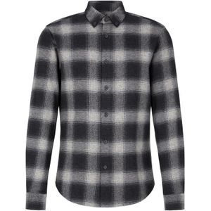 STRELLSON Overhemd 'Corey'  antraciet / wit