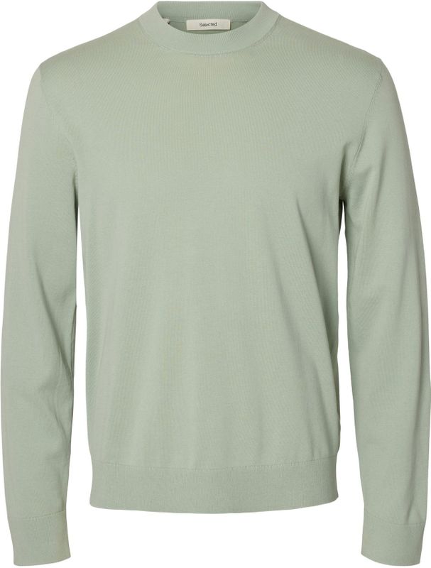 SELECTED Trui 'SLHTorino'  pastelgroen