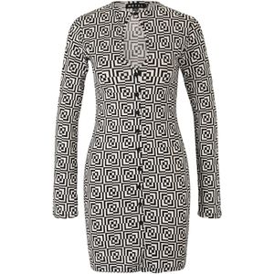 Motel Jurk  zwart / wit