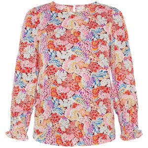 FELIPA Blouse 'Fashion Look'  rosa / rood / wijnrood / wit