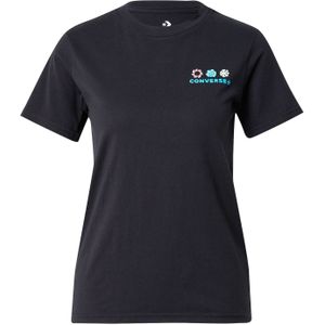 CONVERSE Shirt 'SEA'  lichtblauw / pastelgroen / pink / zwart