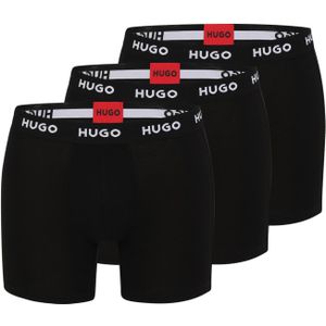 HUGO Boxershorts  rood / zwart / wit