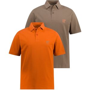JP1880 Shirt  grijs / oranje