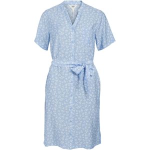 OBJECT Blousejurk 'Seline'  lichtblauw / wit