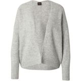 BOSS Gebreid vest 'Falescanas'  grijs gemêleerd