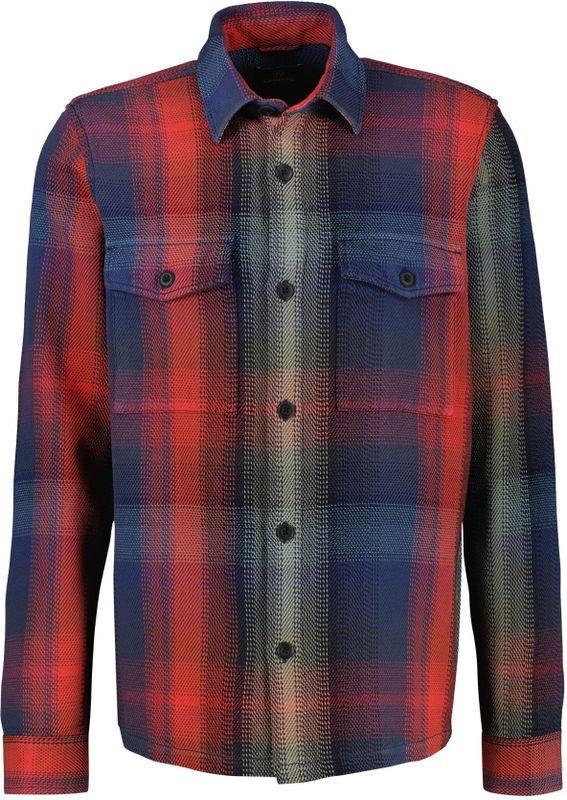 Lerros - Overhemd - Classic Navy - Lange Mouwen - Met Borstzakken