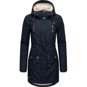 Ragwear Winterparka 'Elsie'  blauw / navy / wit
