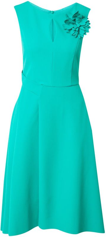 Vera Mont - Cocktailjurk - Aqua - Knielengte - Mouwloos