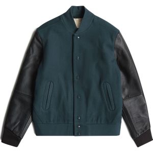 G-STAR Tussenjas  cyaan blauw / chocoladebruin