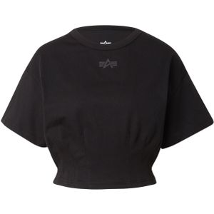 Shirt - Jersey - Ronde Hals - Losse Pasvorm - Kwartmouw - Logoprint