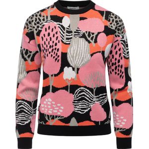 Ragwear Trui 'Treenara'  oranje / rosa / zwart / wit