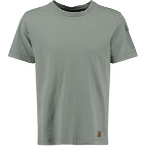 Key Largo - Cover - T-shirt - Pastelgroen - Jersey, Ronde Hals, Motiefprint