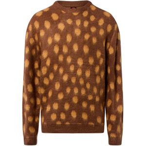 Santa Cruz - Jaguar Knit Crew - Trui - Bruin