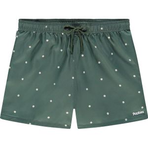Pockies Zwemshorts 'Daisy'  geel / groen / wit