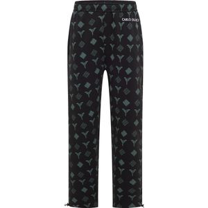 Carlo Colucci Broek 'Fadin'  jade groen / zwart