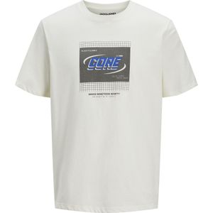 JACK & JONES Shirt  blauw / zwart / wit