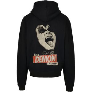 F4NT4STIC Sweatshirt 'Kiss Rock Music God'  grijs / rood / zwart