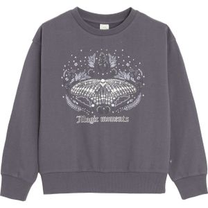 Cool Club Sweatshirt  lichtgrijs / donkerlila
