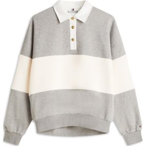 TOMMY HILFIGER Sweatshirt  grijs gemêleerd / offwhite