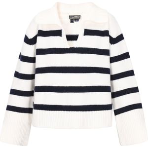 DreiMaster Maritim Trui  zwart / wit