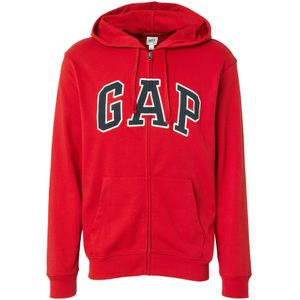 GAP Sweatvest 'HERITAGE'  donkerblauw / knalrood / wit