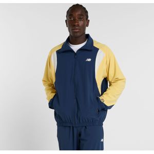 New Balance - In Game - Trainingsjack - Navy - Lichtgeel - Wit