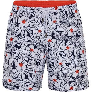 Daniel Hills Zwemshorts  donkerblauw / rood / wit