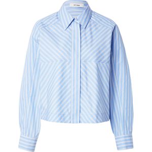 IVY OAK Blouse 'BRITTNEY'  lichtblauw / wit