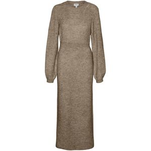 Awangalina - Lange Jurk - Gebreid - Enkel Lengte - Relaxed Fit