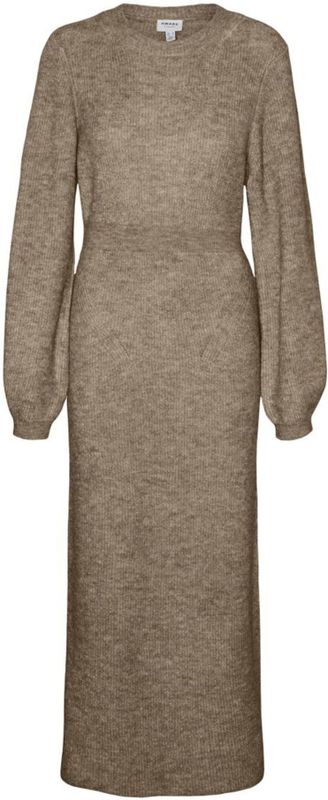 Awangalina - Lange Jurk - Gebreid - Enkel Lengte - Relaxed Fit