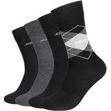 JOOP! - Premium Essentials - Sokken - Black mix - 4 Paar