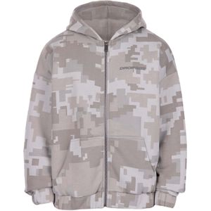 Dropsize Sweatvest  beige / grijs / lichtgrijs