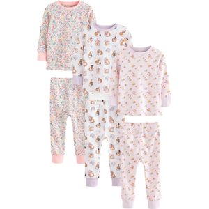 Next Nachtkledij 'Cath Kidston'  bruin / sering / rosa / wit