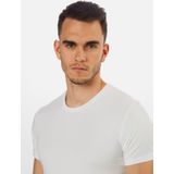 Longsleeve - Effen - Jersey - 2 Pack - Ronde Hals - Kwartmouw